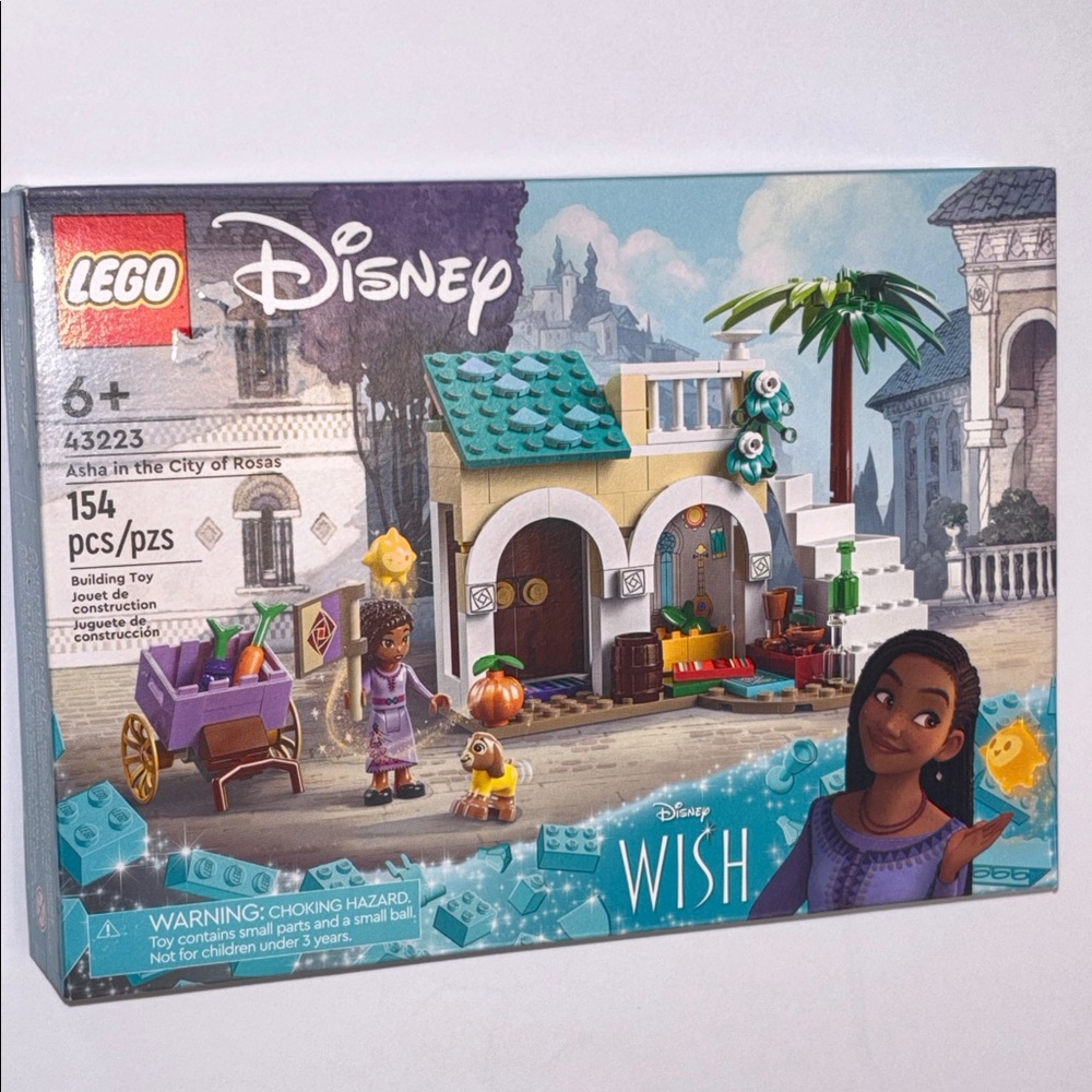 DISNEY LEGO 43223 Disney Wish Building Set with Blue and White Pieces
